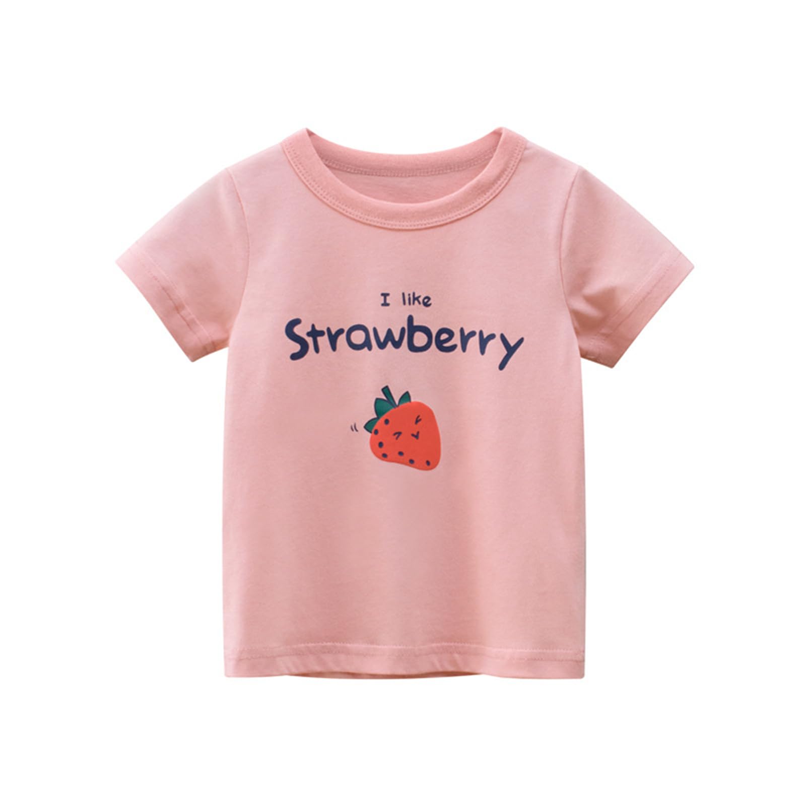 Little Sister Summer T-Shirt Short Sleeve Purple Tee Tops Newborn Baby Girls Soft Cotton Crewneck T-Shirt for Kids (Pink,90/18-24 M,Unisex,Big Kid,US,Age,18 Months,24 Months)