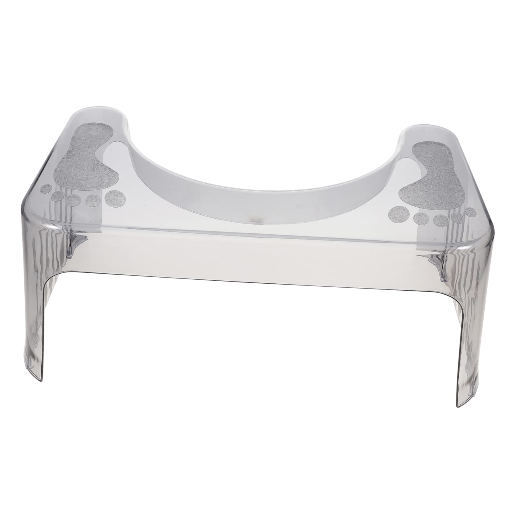 Milisten Sgabello Bagno in Plastica Antiscivolo Grande Capacità di Carico senza Sbavature, Rialzo Pratico per Wc e Aiuto per Bambini in Casa