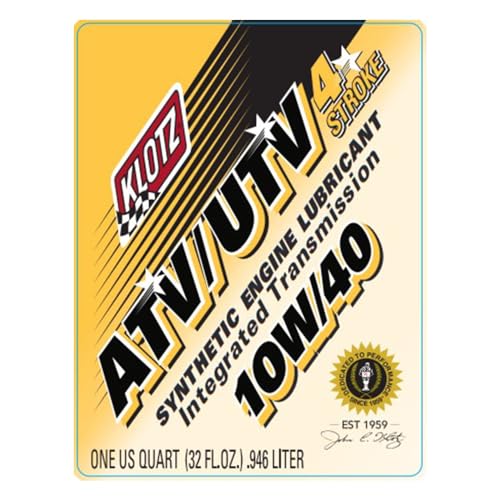 Aceite Sintético para Motor Klotz ATV UTV 10W-40 1 Quart miniatura 3