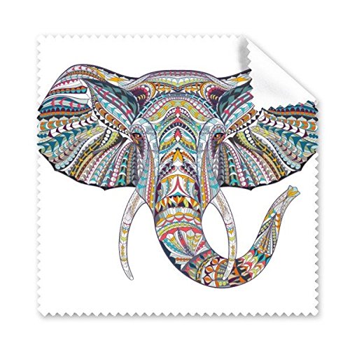 Chiffon de nettoyage motif éléphant mosaïque pour lunettes et écrans de téléphone x5