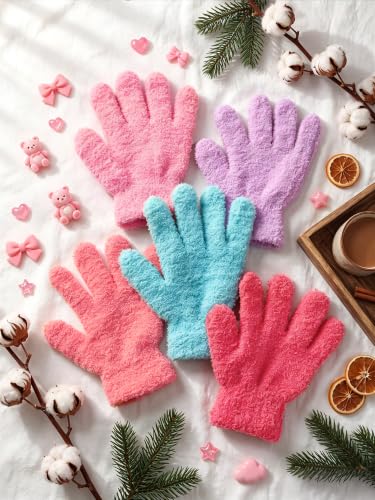 Image of Syhood 5 Pairs Kids Winter Gloves