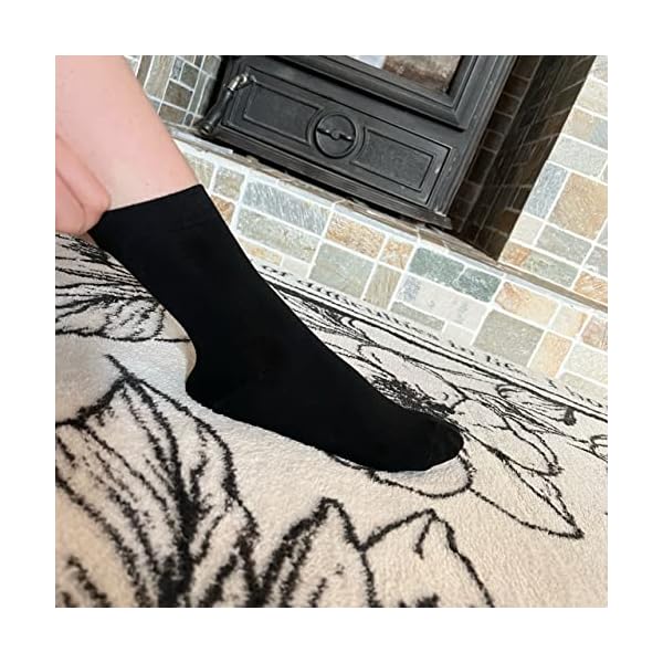 SERISIMPLE Frauen Knöchel Socken Bambus Crew dünne Knöchel Höhe Boot leichte Farbe Anti Geruch weiche atmungsaktive Socke 5 Paare – Bild 5