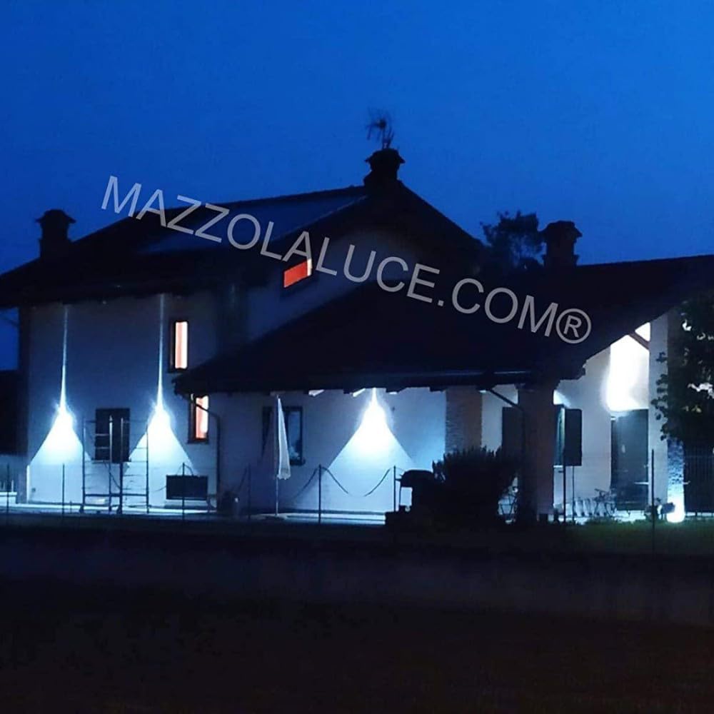 Cubo led da parete applique 6w 3000k antracite per interno esterno ip54 fasci luce regolabili Garanzia Italiana