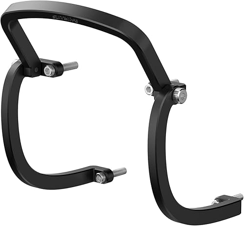 gouduoduo2018 FPV Drone Gimbal Bumper para DJI FPV Drone PTZ Protect Bar Cámara de aleación de aluminio Anti-colisión (negro)