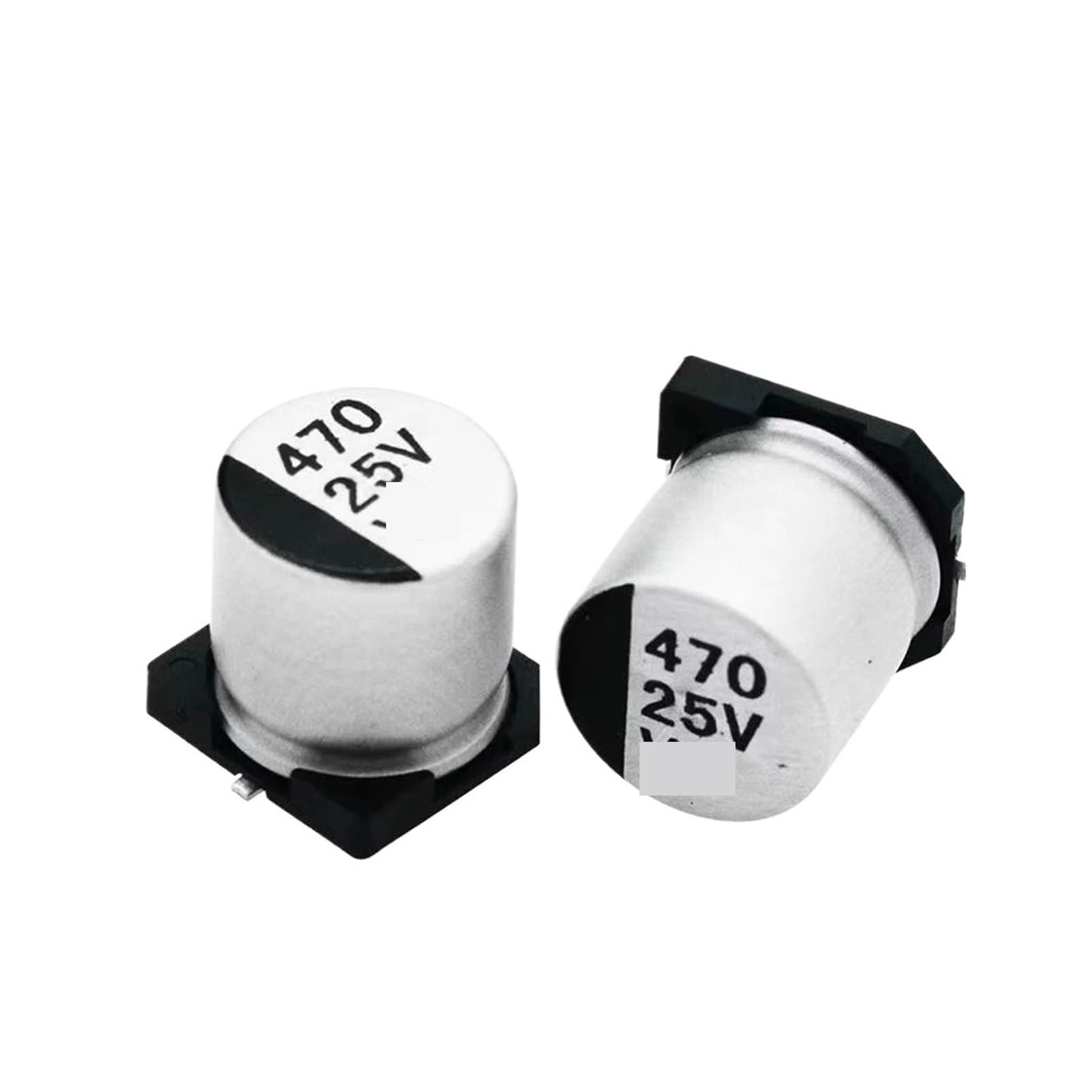Condensateur CMS aluminium 16V 330UF pour réparer les pannes d'alimentation