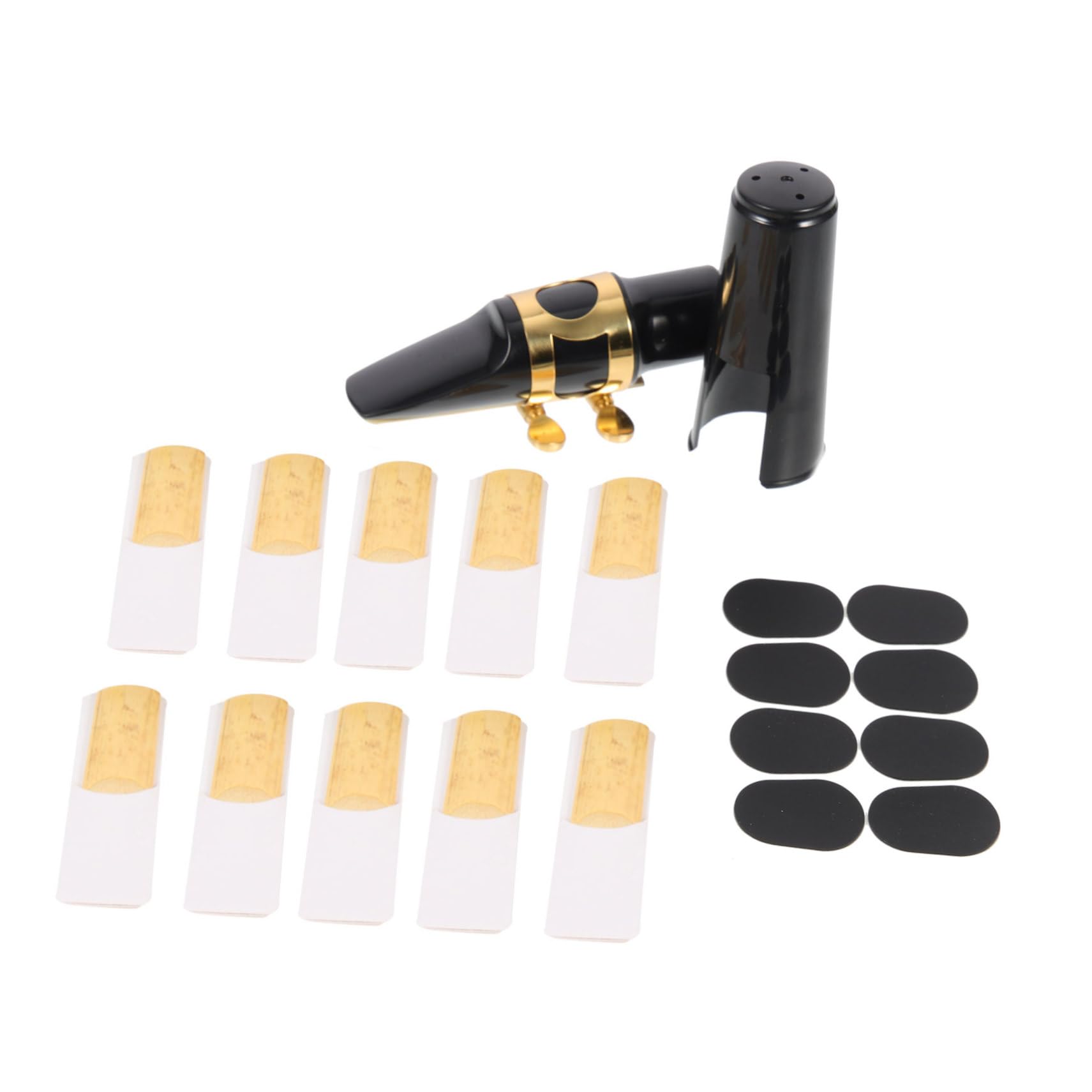 Holibanna 1 set Alto Saxophone Replacement Accessories Kit Durable Reeds Cushions Pads for Improved Intonation Sound Musical Instrument Accessory