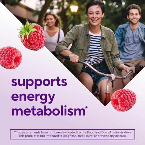 Vitafusion Vitamin B12 1000 mcg | 140 Gummies | Yummy Raspberry Flavor - image 3