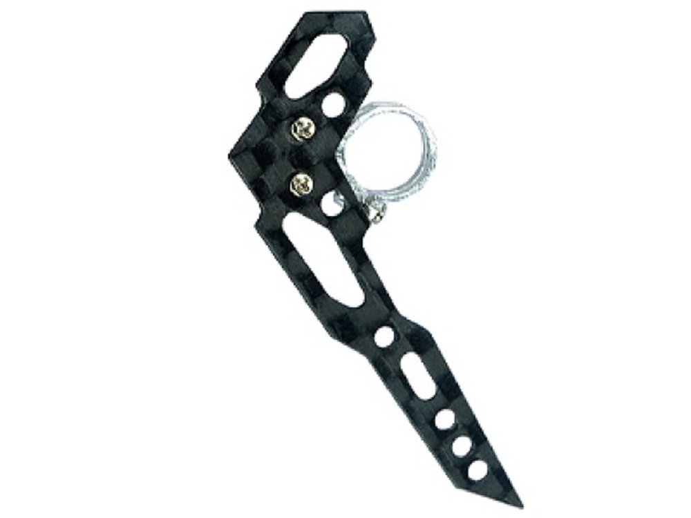 MICROHELI Aluminum Tail Motor Mount w/Vertical Fin Set - Genius CP