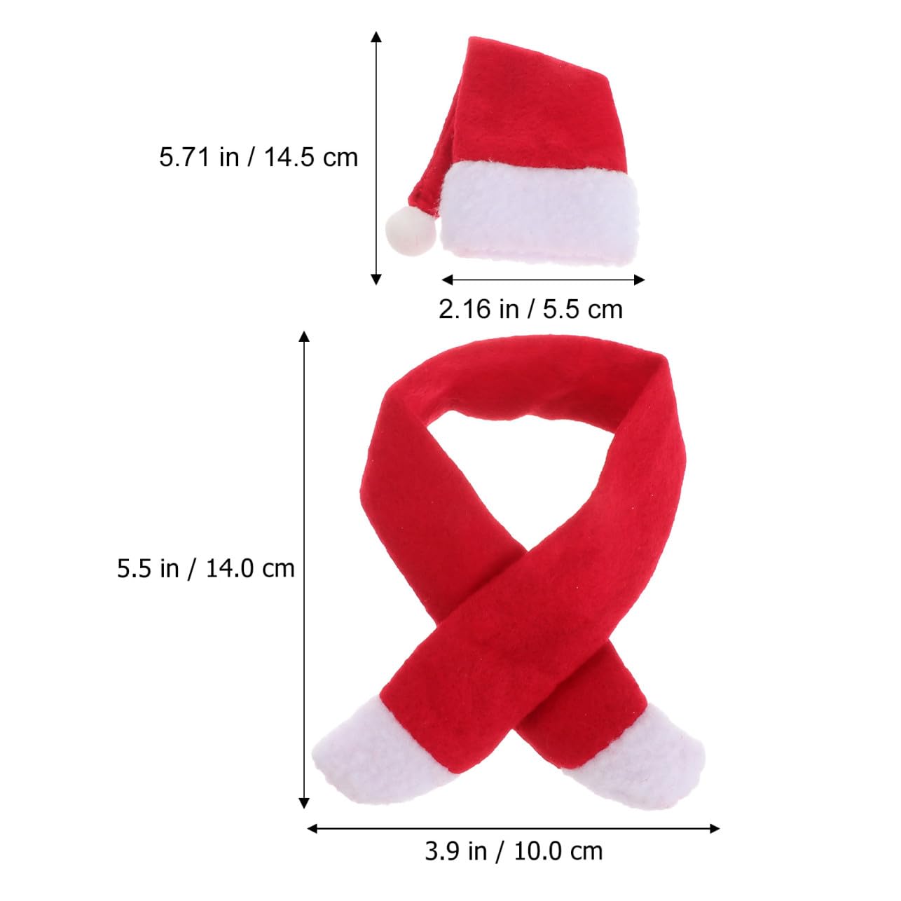Veemoon 6 Juegos Mini Sombreros De Papá Noel Cubierta De Sombrero De Navidad Tapa De Mini Sombreros De Santa para Adornos Vestido De Punto Regalos Papá Noel Rojo Tejido Bebé Vino Tejer