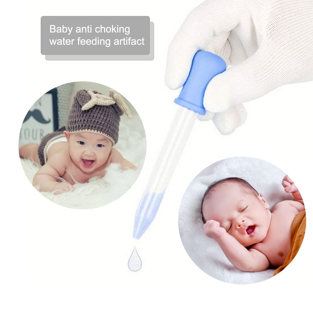 Senkary 10 Pipette In Silicone Per Dolci - Contagocce Colorati Per Cucina, Caramelle E Esperimenti Bambini (5ml, 10 Colori) - Foto 7