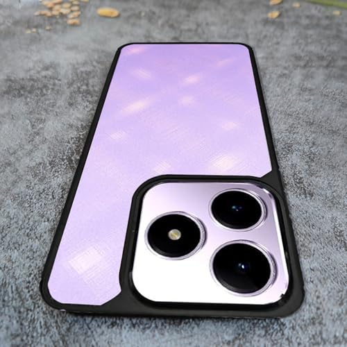 Image of AIBEX Crystal Clear Back Case Compatible with Realme C63 / Realme Narzo N63 Back Cover Case | 360 Degree Protection | Shock Proof Design | Transparent Back Cover (PC & TPU, Black Bumper)