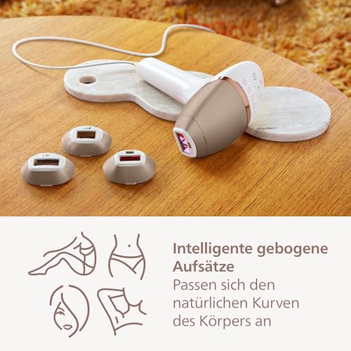 Philips Lumea IPL 8000 Series - IPL Geräte Haarentfernung für bis zu 2 Jahre seidig-glatte Haut¹ mit 4 Aufsätzen für Körper & Gesicht… – Ansicht 6