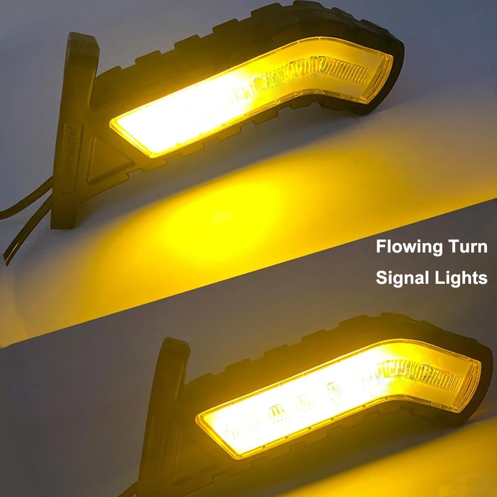 MASO - Luz de plantilla LED impermeable para remolque, luz lateral de gálibo LED, compatible con furgonetas, furgonetas y remolques de 12 V-24 V