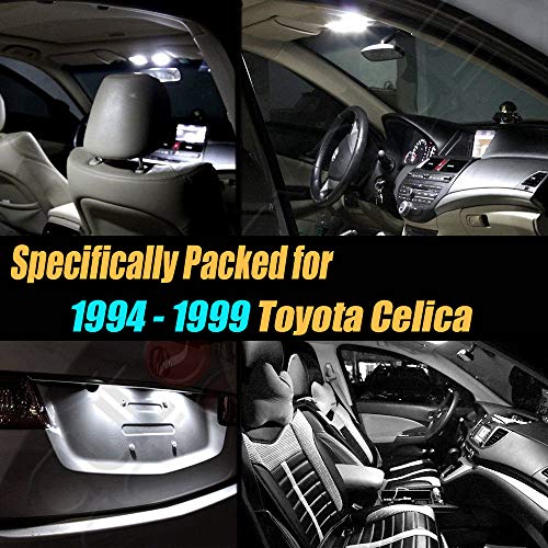 Kit de 14 luces LED blancas 6000k para interior Toyota Celica miniatura 2