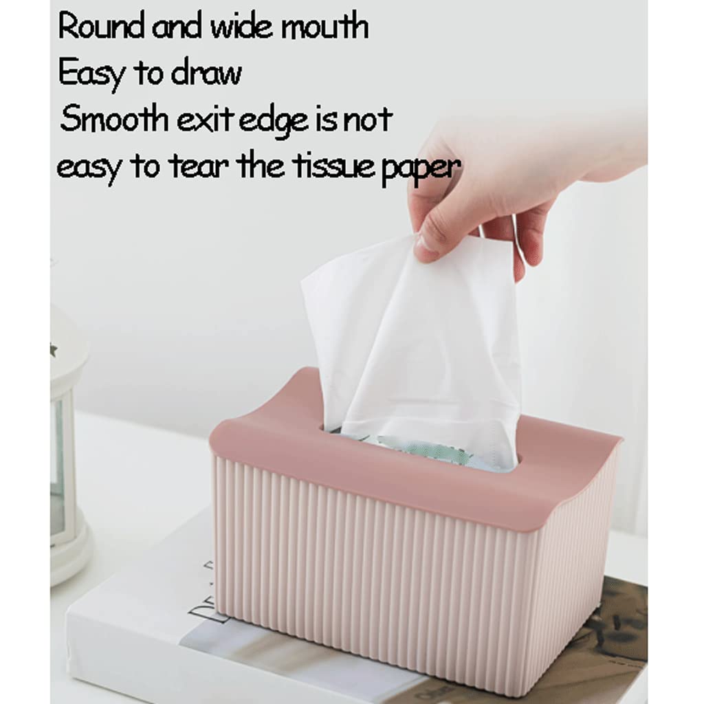 Zhuge Funda Para Caja De Pañuelos, Moderna Y Decorativa, De Piel Sintetica Organizador De Papel Facial Dispensador Para Bano Mesitas De Noche Escritorio Y Coche Color Negro S