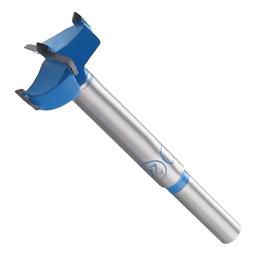 Utoolmart Brocas Forstner de 0.945 in, broca de taladro para carpintería Brocas de perforación para puerta Ventana Bisagra Agujero Sierra Azul