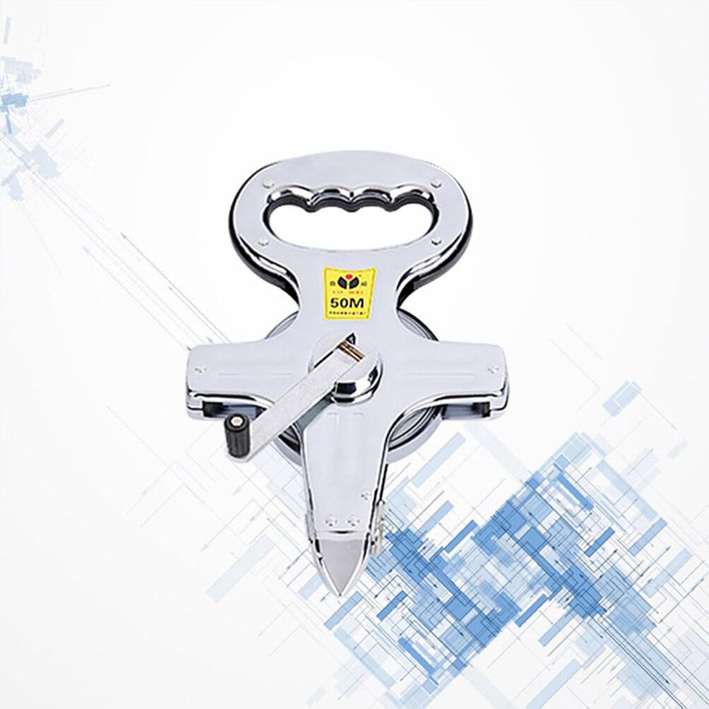 Mètre Ruban Rétractable en Acier Inoxydable 100m Multifonction