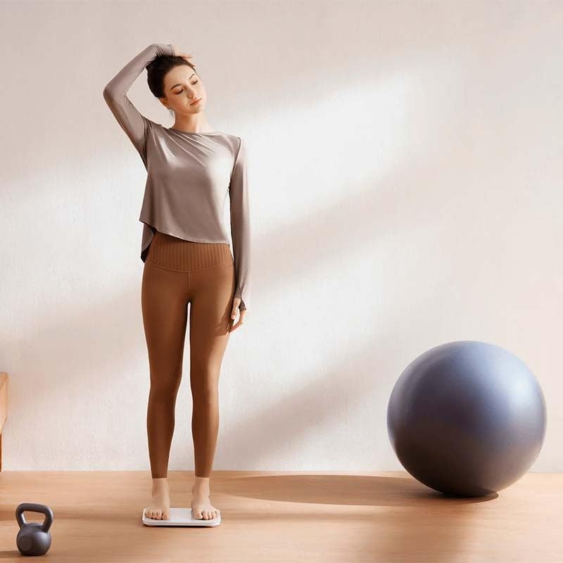 Xiaomi Mi Body Composite Scale S400 | Bilancia intelligente per grasso corporeo e muscolo | Bilancia da bagno digitale con Bluetooth 5.0 | Bilanciere bianco del peso corporeo | Compatibile con IOS e