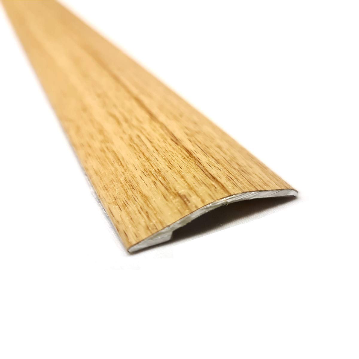 Home Supplies Direct Oak Effect Aluminium Motion Cover Strip Threshold Floor Edging 900Mm (Ramp (40Mm X 6Mm))