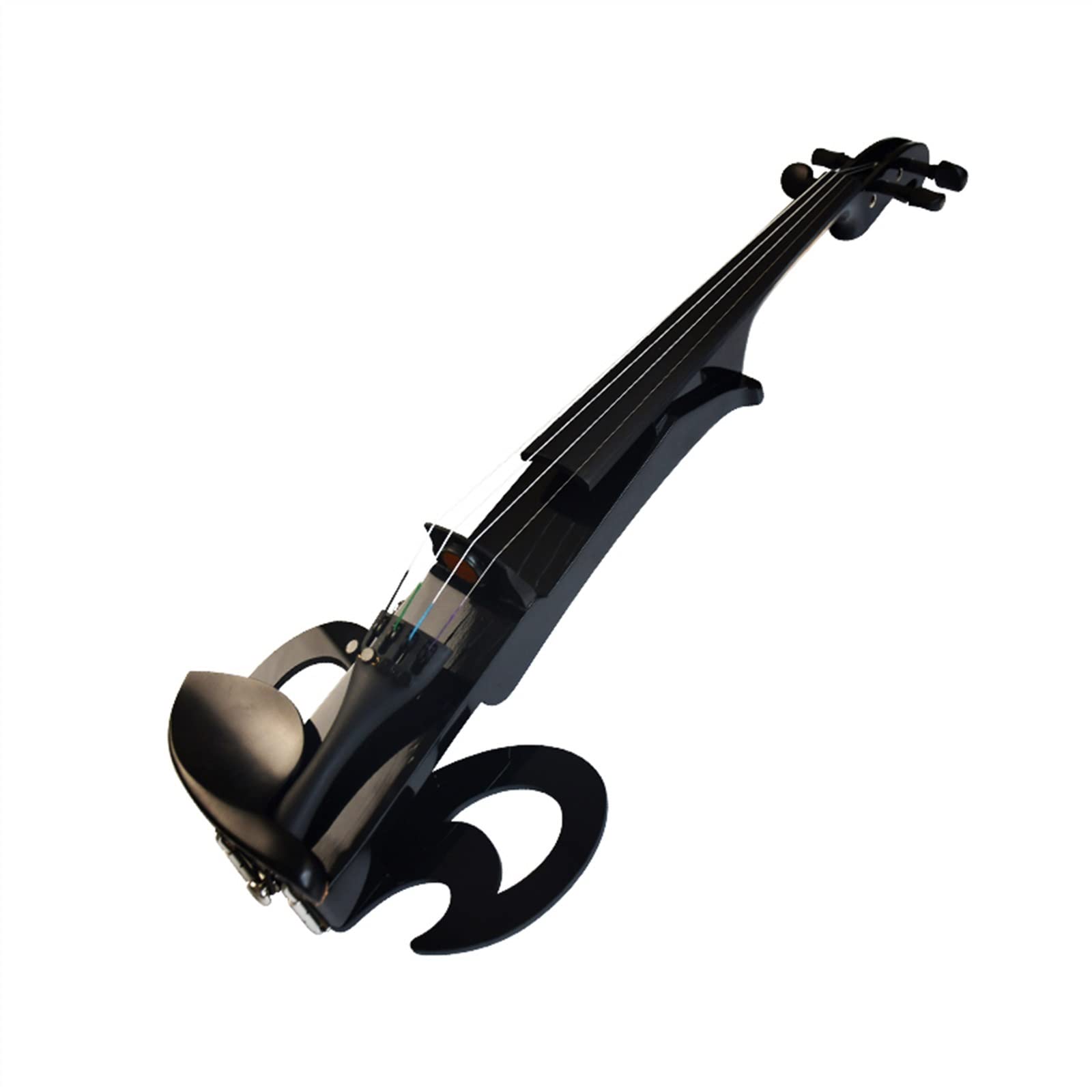 Violini per Studenti Violino Elettrico Nero Full Size 4/4 In Acero Massiccio Con Set Di Strumenti A Corde Per Studenti Principianti Con Accordatore Professionale Violino