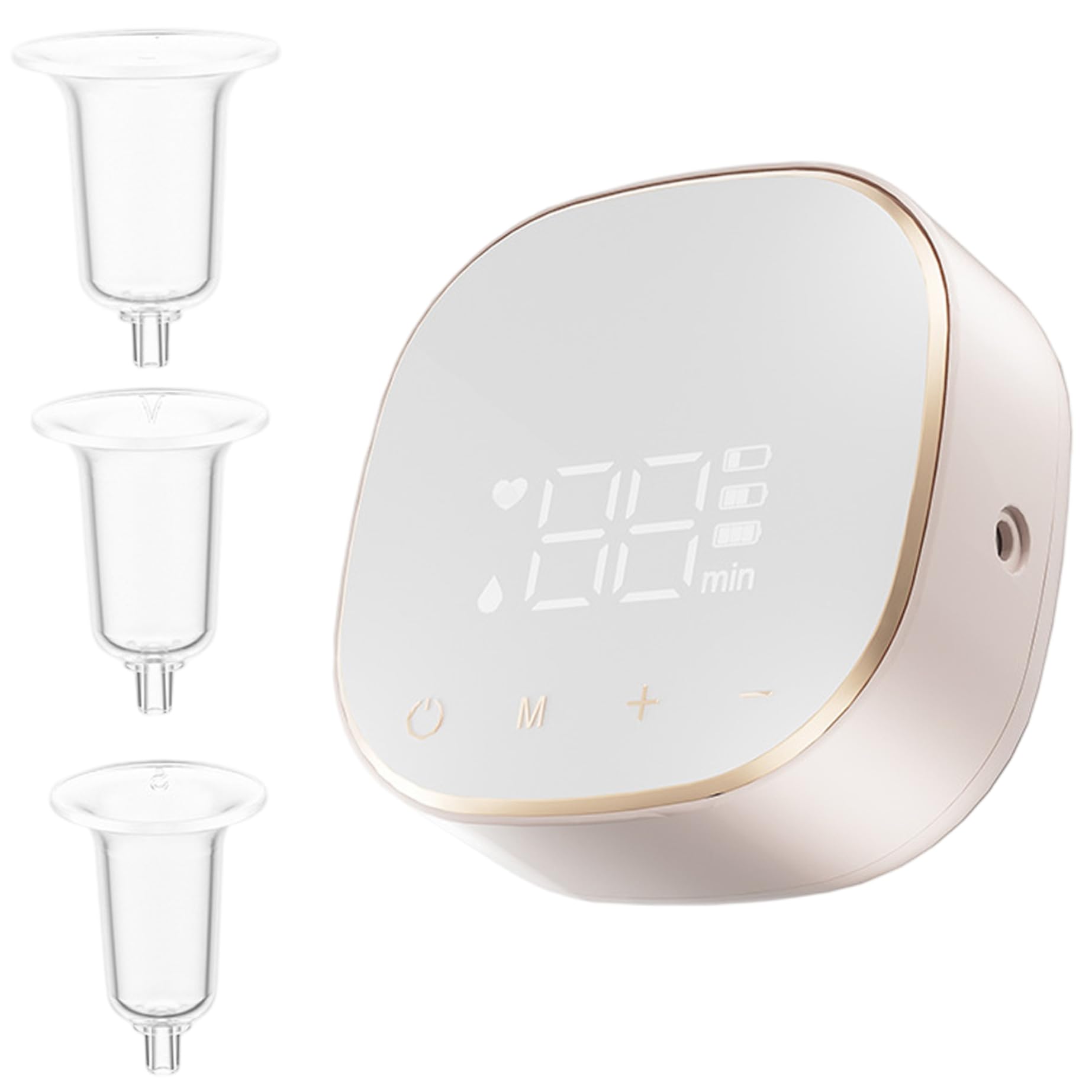 Correcteur de mamelons électrique à écran tactile LED avec 9 niveaux et 3 ventouses rechargeables pour femmes hommes et mamans