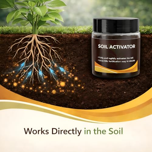 Image of Soil Activator Plant Growth Booster | Suitable for Indoor & Outdoor Plants | for Pots, Gardens & Home Plants | Easy to Use, 60gm, Pack of 1