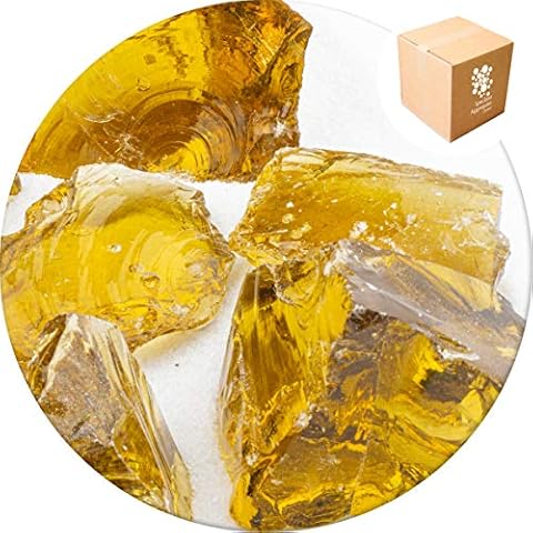 Specialist Aggregates ® - Fire Coals - Golden Amber Glass - 4kg Cover