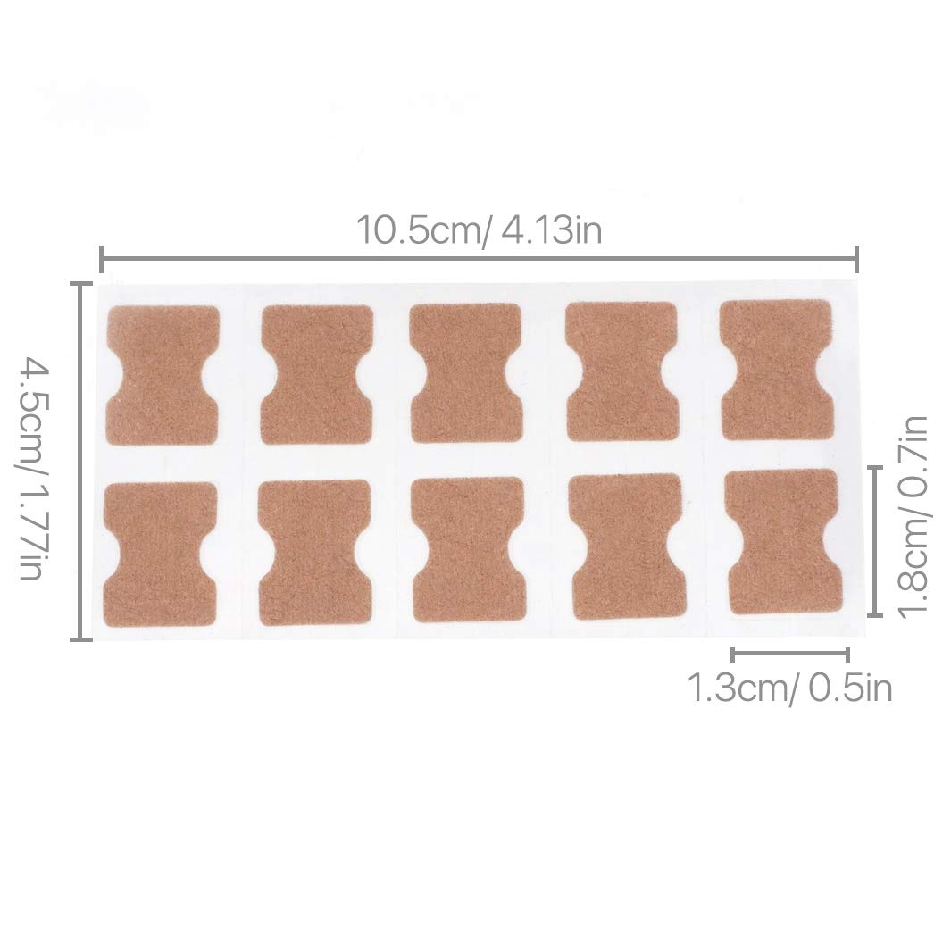 Juego de 5 parches de uñas sin pegamento – Kit de herramientas encarnadas para uñas de los pies para tratamiento de uñas, herramienta de corrección de uñas encarnadas para eliminar las uñas de los pies remiendo profesional para mantener las uñas saludable 9