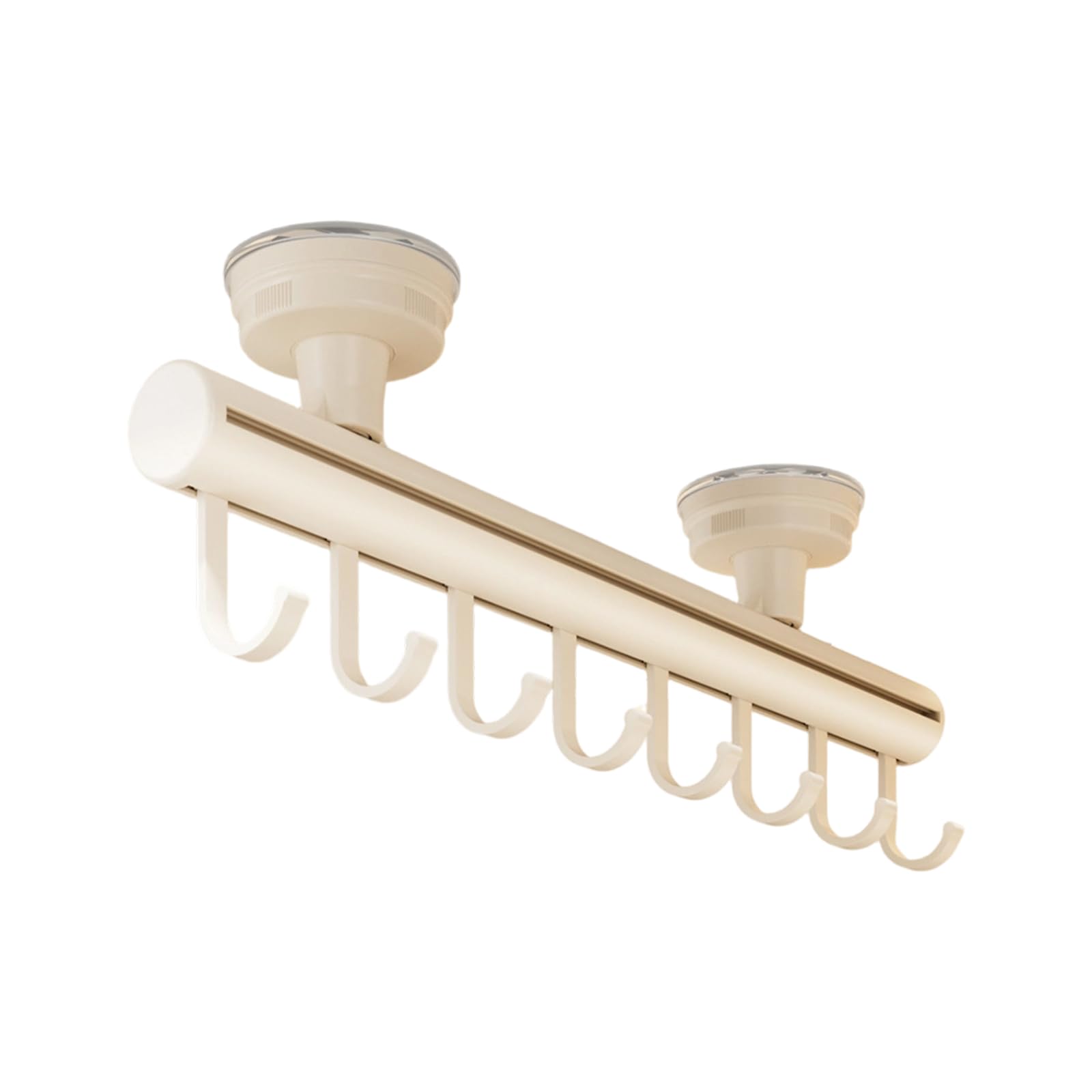 Suction Cup Mounted Drillless Pull Out Clothing Hanger for Home Wardrobes Storage Organizers Space Saving Modern Design Clothes Hanger