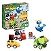 LEGO 10886 DUPLO Meine ersten Fahrzeuge, Bausteine, Spielzeug ab 1,5 Jahre, Motorikspielzeug mit LKW, Hubschrauber und Anderen Fahrzeugen