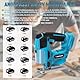 Akku Stichsäge für Makita 18V Mit Wasserwaage und Laser-Hilfslinie, 200-Watt-Motor mit 21.500 U/min, 100 mm Schnitttiefe in Holz, 26 mm Hubhöhe, Pendelhubstichsäge mit 9 Sägeblatt (ohne Akku)