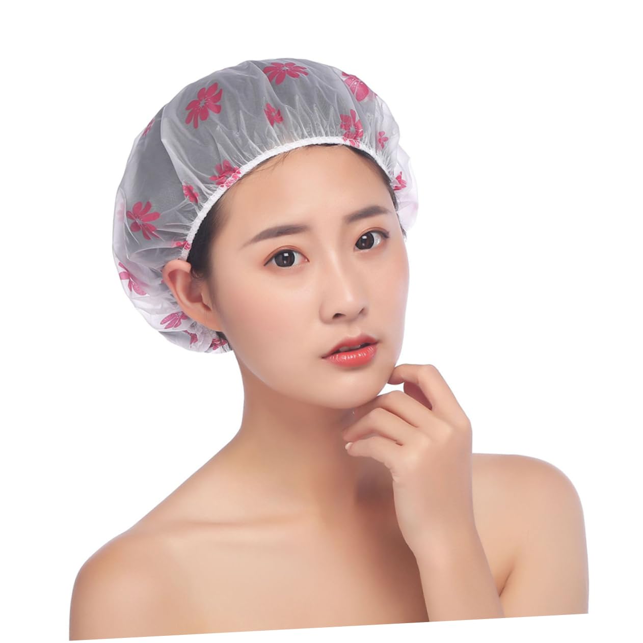 40stücke Wasserdichte Duschhaube Aus Kunststoff Stylische Badekappen Für Damen Für Dusche Spa Und Salon Wiederverwendbar Und Bequem Schutz Für Lange Haare