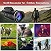 Monocular Telescope for Adults,12x50 HD Large Vision Monoculars with Smartphone Adapter Tripod,High Powered Monocular for Bird Watching Hunting Hiking Camping Wildlife,BAK4 Prism FMC Lens,Waterproof