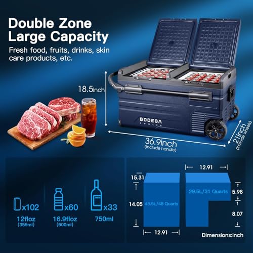 Bodega Cooler 12 Volt Car Refrigerator, Portable Freezer thumb #1