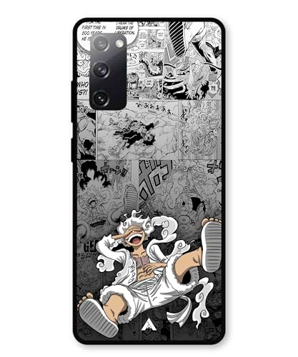 Image of Premium Anime 2 Case for Samsung Galaxy S20 (Glossy Finish) Soft-Touch Metal TPU Back Cover, Shockproof, Designer, Aesthetic Mobile Phone Case