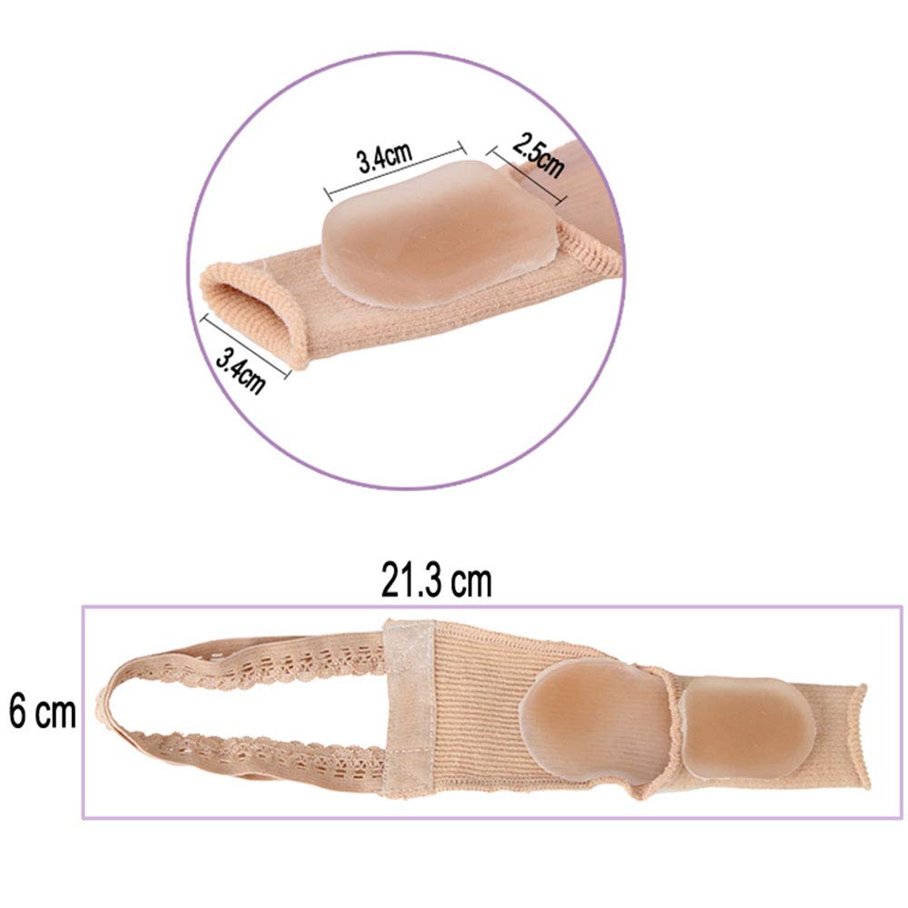 Pedimend Professioneller Hallux Valgus Korrekturgürtel (2 Stück) – Ballenzeh-Korrektor & Unterstützer – hilft bei der Korrektur des Hallux Valgus – reduziert Zehen- und Fußbeschwerden – Fußpflege