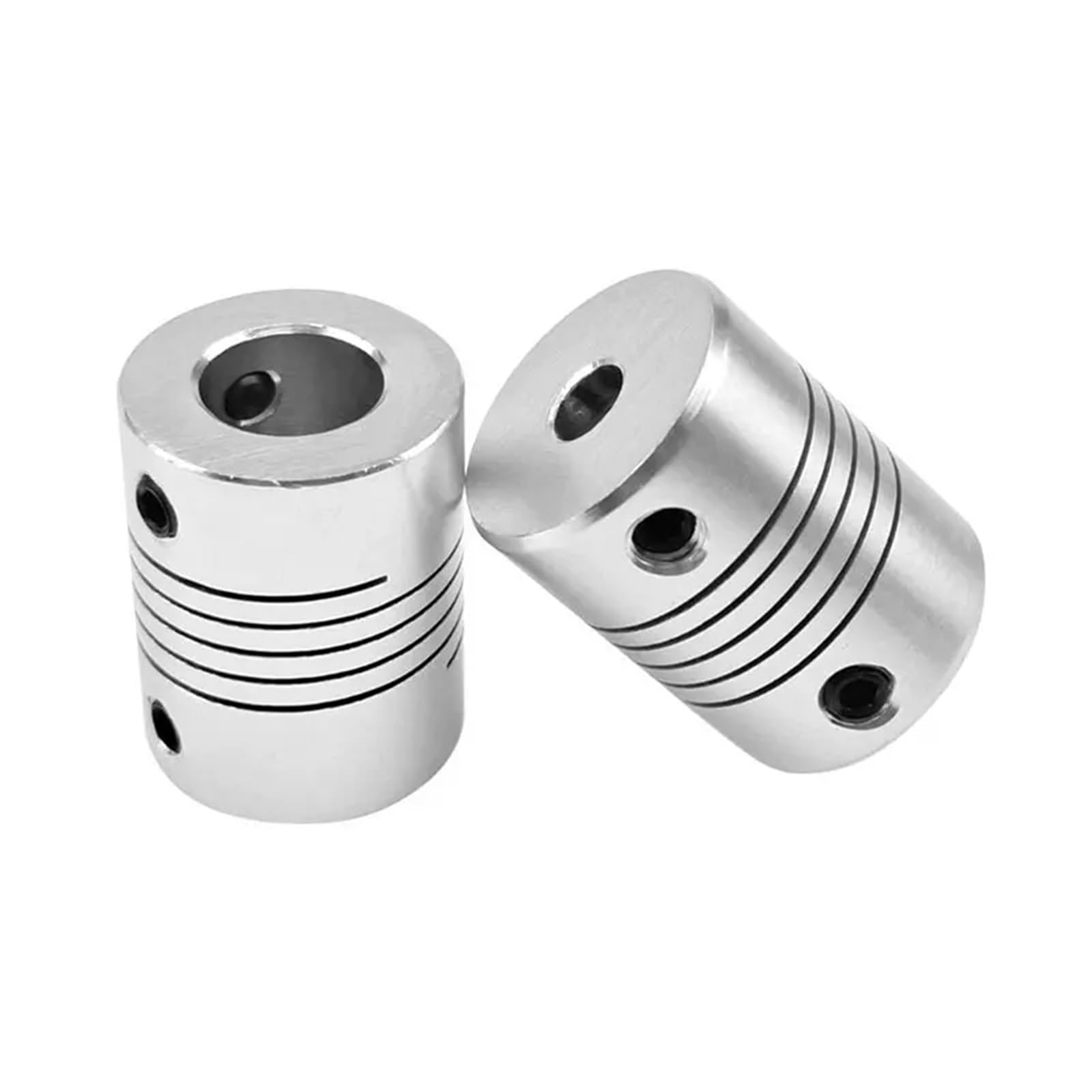 1 pz D16L20 Giunto di serraggio elastico in lega di alluminio for encoder motore Foro 3/4/5/6 mm(5-5)