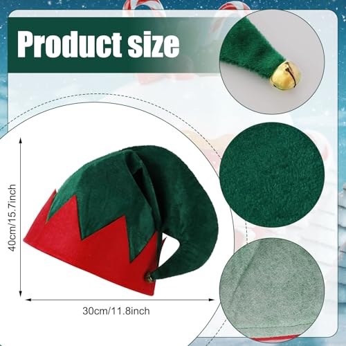 Eurzom Christmas Elf Shorts Men Santa Boxer with Hat Holiday Boxers Pants for Adult Party Favors2