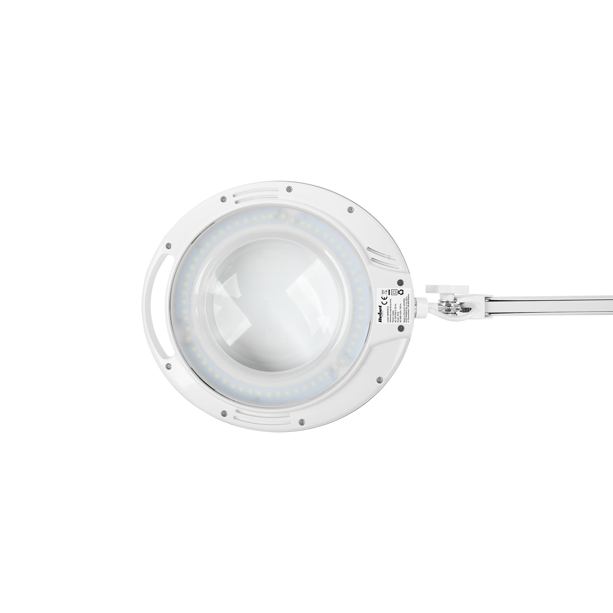 Rebel Lampa Warsztatowa z Lupą 5D 10W 5" 730 lm 6500 K