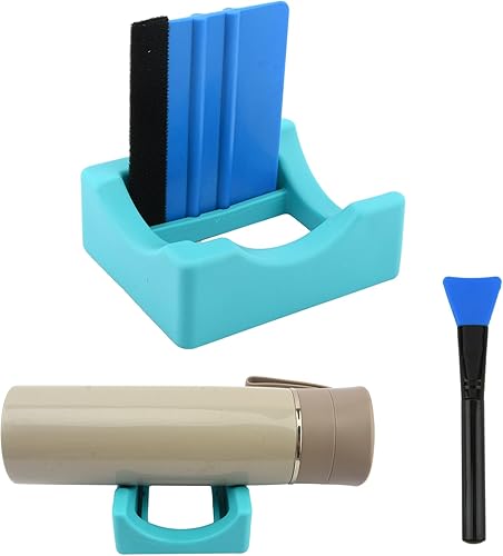 Cuna de silicona con escobilla de goma y cepillo de silicona, portavasos con ranura incorporada, ligero y portátil, para tazas, vasos, tazas de