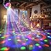 Yiixuyo - 3-Pack Sound Activated Party Lights with Remote Control Dj Lighting, Disco Ball Light Projected Effect Dancing Lights, Strobe Lamp for Parties Supplies Birthday Christmas Bar KTV Decorations