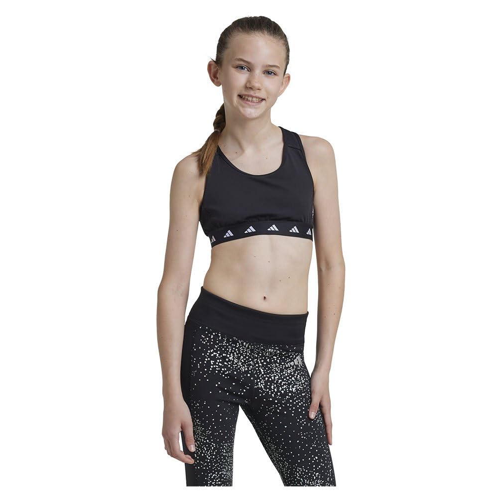 Adidas Girls Noir 'S Sports Bra Techfit Power React