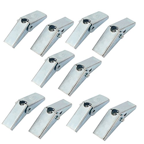 sourcing map 74 mm Longueur du filetage M10 à ressort Mur creux Anchor Écrous