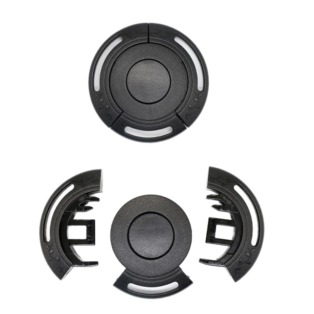 JEYORZY 1 Pcs Cinghia di Sicurezza in Plastica con Fibbie per Passeggino,Imbracatura di Sicurezza a 5 punti,Clip da 27 mm Cinture Passeggino Universali,Seggiolone Cintura Imbracatura,(Nessuna Cinghia)