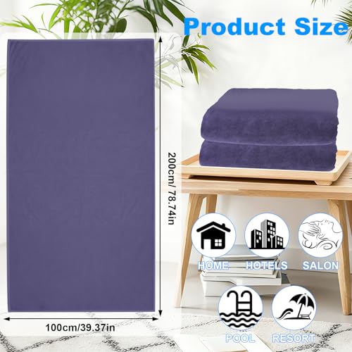 SUPRBIRD Badetuch,100 x 200 cm XXL-Größe Extra großes Reisen Badehandtuch,Mikrofaser Badetuch,Saunatuch,Saugstark & Weich, geeignet für Outdoor Sportarten,Reisen,Strand