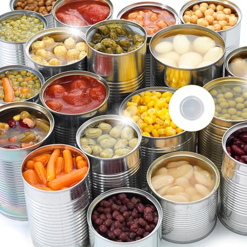 Rayconup Dosendeckel 400g, 6 Stück Deckel für Dosen, Waschbar Dosendeckel Deckel für Katzen & Hundefutter Dosen, Konservendosen für Aufbewahrung Lebensmittel Tierfutter Katzenfutter Hundefutt(75mm)