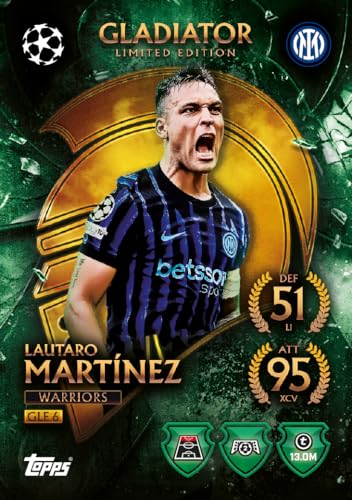 Image of Topps UEFA Champions League Match Attax 2025-26 Trading and Collectible Card Game (Mega Pack Gladiators - Warriors)