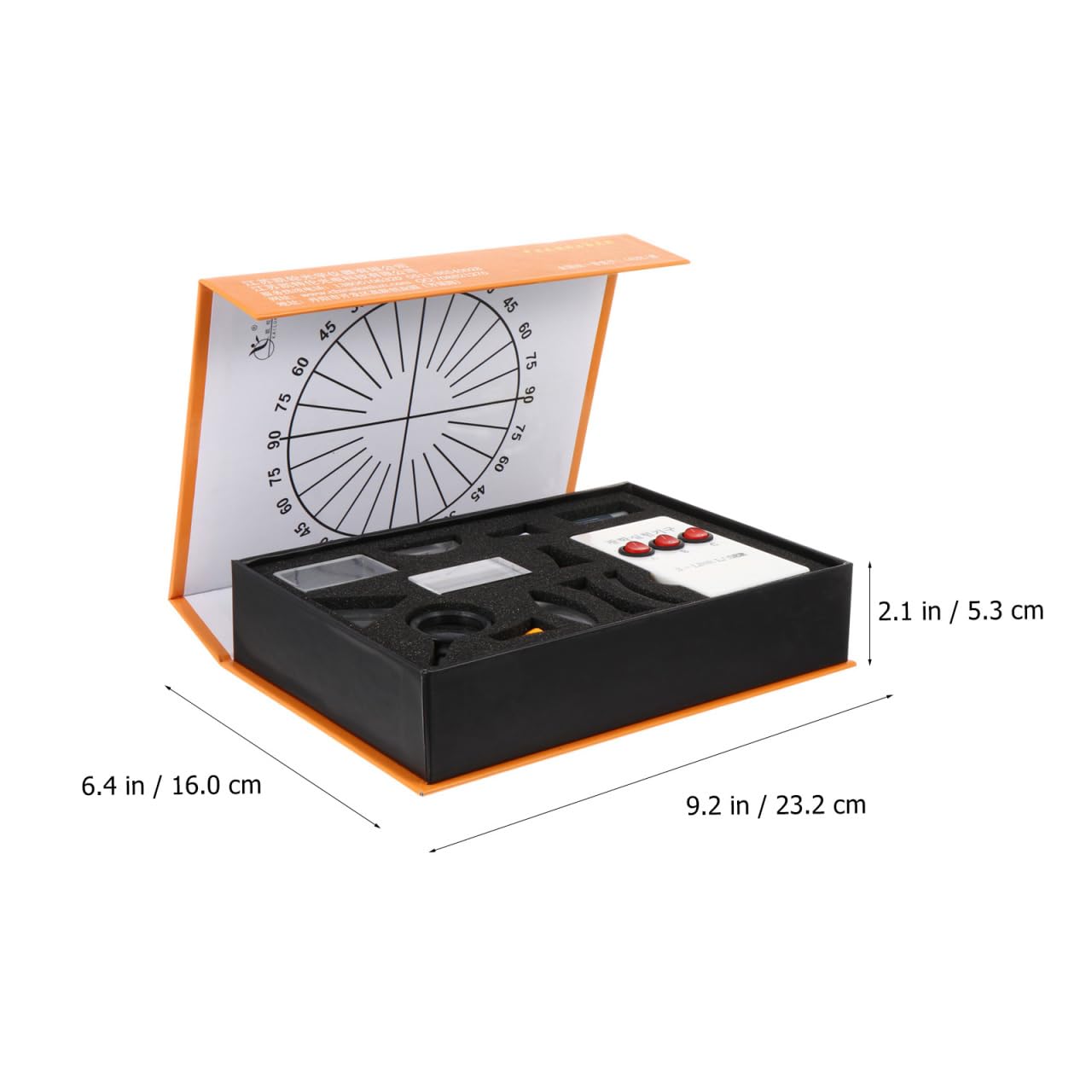 Gatuida 1juego Kit De Lentes Ópticas Convexas Y Cóncavas Para Experimentos De Física Herramienta De Laboratorio Óptico Materiales De Plástico Y Vidrio Para Aprendizaje