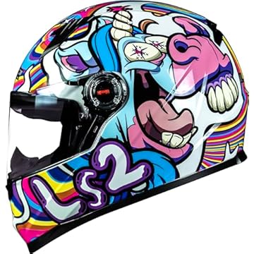 Capacete Ls2 Ff358 Classic Evo Bubble Branco - 60/L