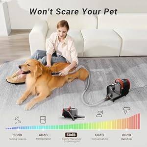 Bunfly Dog Hair Vacuum  Pet Grooming Kit  13000kpa Powerful Suction 99 Pet Hair Removal 35l Capacity 16 Grooming Tools for Dogs Cats  More Home Cleaning Blackorange  Cucciolini Doodles Bunfly dog hair vacuum  pet grooming kit  13000kpa powerful suction 99 pet hair removal 3 5l capacity 16 grooming tools for dogs cats  more home cleaning  blackorange   cucciolini doodles